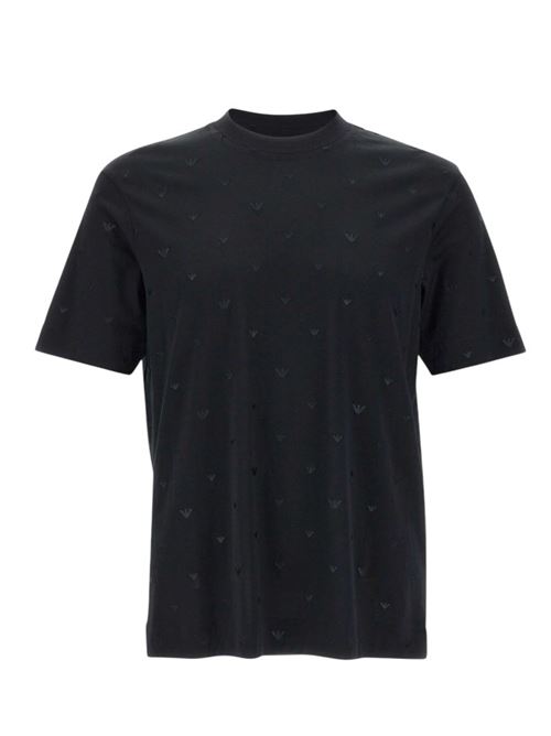 T-shirt with all-over micro eagle Emporio Armani | EM001400 AF10017.FC185